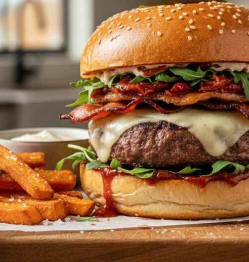 hamburguesa gourmet casera